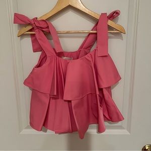 H&M Tiered Tie Strap Top